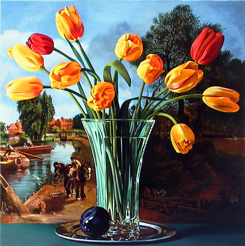 Yellow Tulips After Constable