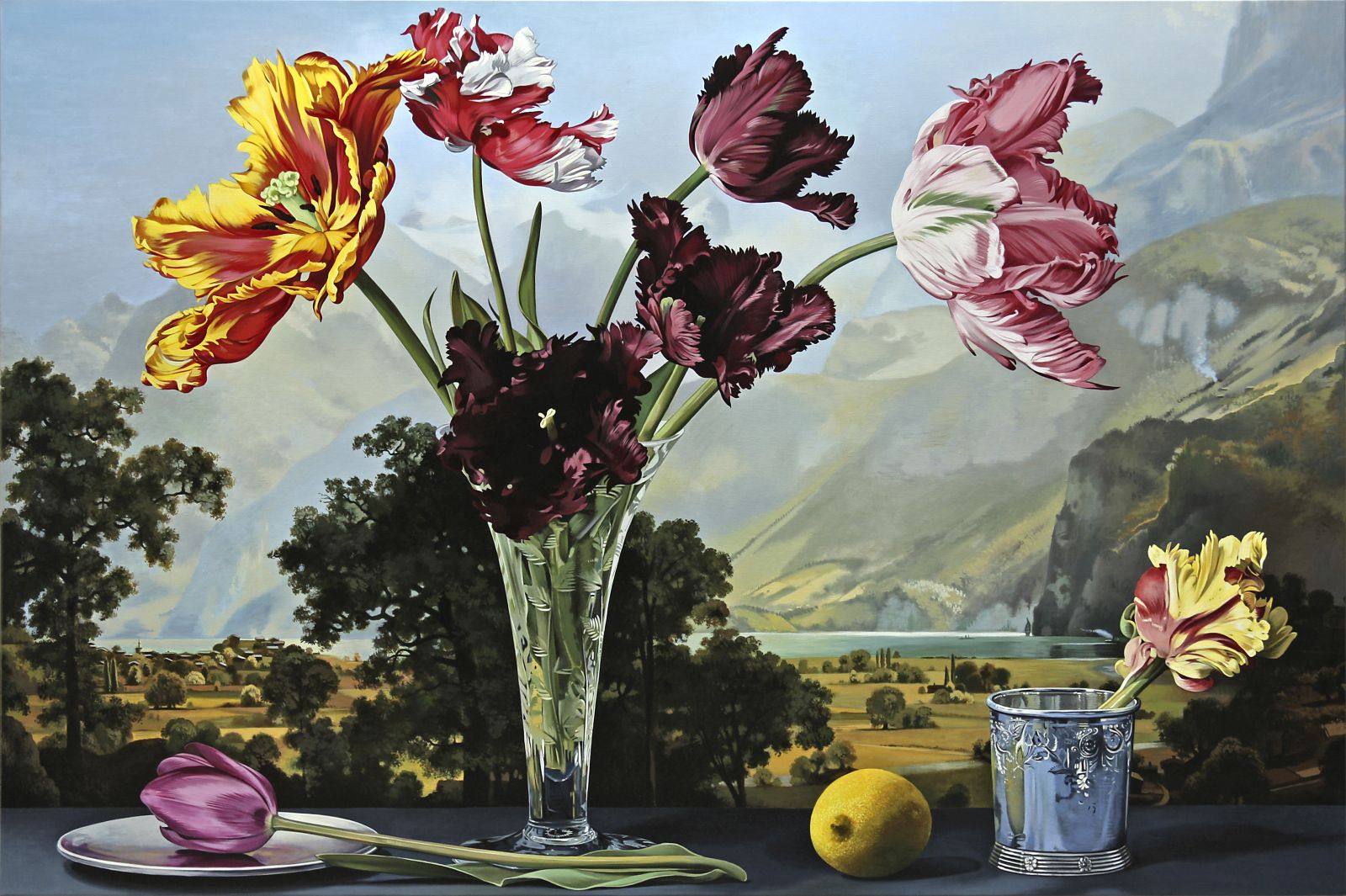 Still Life with Lake Lucerne